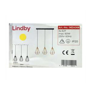 Lindby Lindby - Luster na lanku ELDA 3xE27/60W/230V