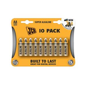 JCB-LR06-10B - 10 ks Alkalická batéria AA 1,5V