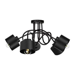 Keter Lighting Prisadený luster SIMPLY BLACK 5xE27/60W/230V