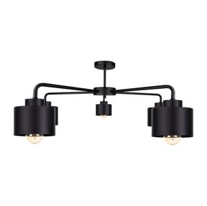 Keter Lighting Prisadený luster SIMPLY BLACK 5xE27/60W/230V