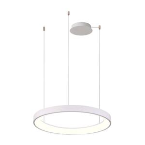 Azzardo Azzardo  -LED Stmievateľný luster na lanku AGNES LED/38W/230V pr. 48 cm biela