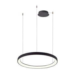 Azzardo Azzardo -LED Stmievateľný luster na lanku AGNES LED/38W/230V pr. 48 cm čierna