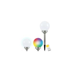 LED RGB Solárna lampa BALL LED/0,2W/AA 1,2V/600mAh IP44