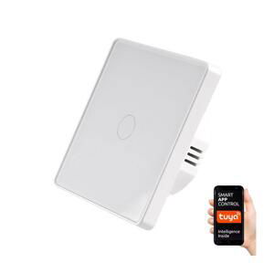 Dotykový spínač jednopólový SMART 800W/230V biela Wi-Fi Tuya