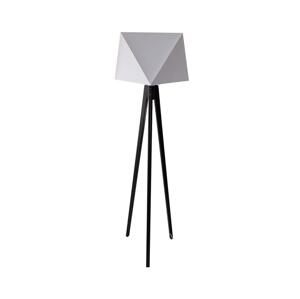 Stojacia lampa BAKARO 1xE27/60W/230V wenge biela