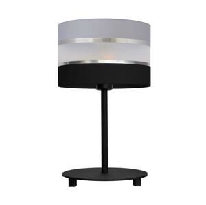 Stolná lampa HELEN 1xE27/60W/230V čierna/šedá/strieborná