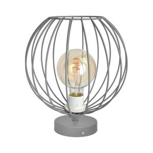 Stolná lampa MERCURE 1xE27/60W/230V šedá