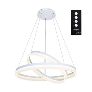 LED Luster na lanku RING s diaľkovým ovládačom LED/60W/230V