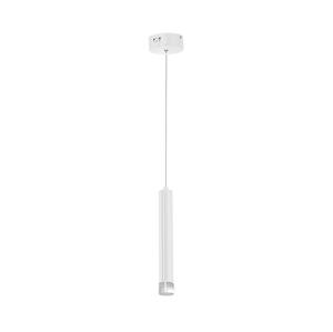 LED Luster na lanku ALBA 1xLED/5W/230V biela