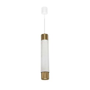 Luster na lanku Marble white/brass 1xGU10/8W/230V