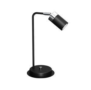 Stolná lampa JOKER 1xGU10/25W/230V čierna/lesklý chróm