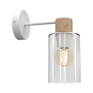 Nástenná lampa MADERA 1xE27/60W/230V biela/drevo