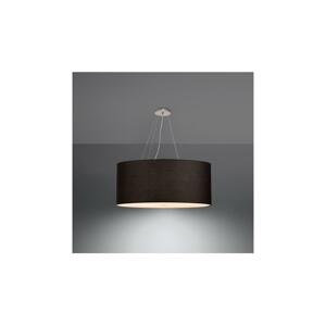 SL.0790 - Luster na lanku OTTO 6xE27/60W/230V pr. 70 cm čierna