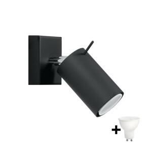 Brilagi Brilagi -  LED Nástenné bodové svietidlo ASMUS 1xGU10/7W/230V čierna