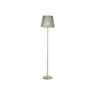 Stojacia lampa SEGIN 1xE27/60W/230V šedá/lesklý chróm