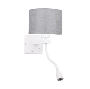 LED Nástenné svietidlo POLO 1xE27/40W+LED/2W 230V biela