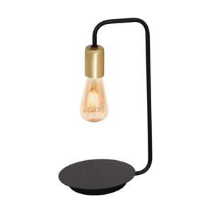 Stolná lampa BRENDA 1xE27/60W/230V čierna/zlatá