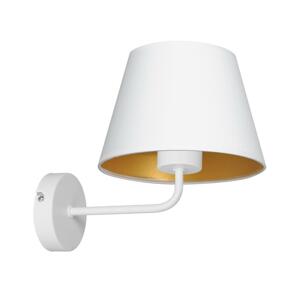 Nástenná lampa ARDEN 1xE27/60W/230V biela/zlatá