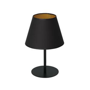 Stolná lampa ARDEN 1xE27/60W/230V pr. 20 cm čierna/zlatá