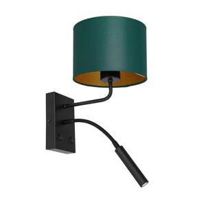 Nástenná lampa ARDEN 1xE27/60W+1xG9/8W/230V zelená/zlatá