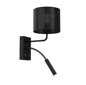 Nástenná lampa LOFT SHADE 1xE27/60W+1xG9/8W/230V čierna