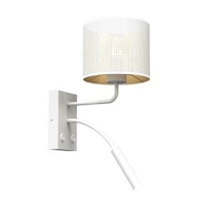 Nástenná lampa LOFT SHADE 1xE27/60W+1xG9/8W/230V biela/zlatá