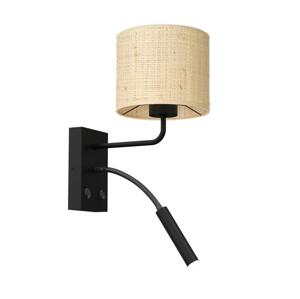 Nástenná lampa RATTAN 1xE27/60W+1xG9/8W/230V ratan