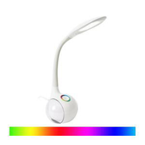 LED RGB Stmievateľná stolná lampa LED/7W/230V biela