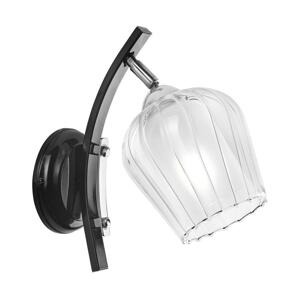 Nástenná lampa PAULA 1xE27/60W/230V čierna