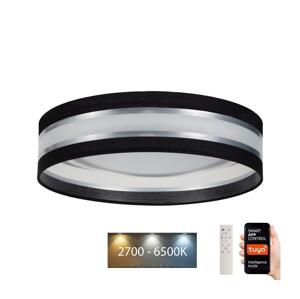 LED Stmievateľné stropné svietidlo SMART CORAL LED/24W/230V Wi-Fi Tuya čierna + DO