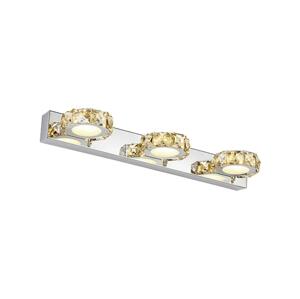 146002 - LED Krištáľové nástenné svietidlo CHAMPAGNE 3xLED/3W/230V