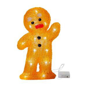 Eglo Eglo 410799 - LED Vianočná dekorácia CRYSTALINE 20xLED/0,06W/3xAA perníček