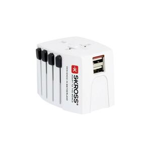 PA48 - Medzinárodný cestovný adaptér 230V + 2x USB port