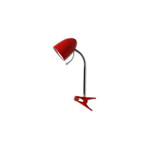 - Stolná lampa s klipom 1xE27/36W/230V červená/chróm