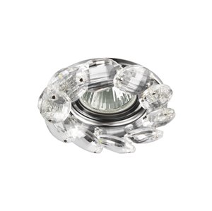 Luxera LUXERA  - Bodové svietidlo CRYSTALS 1xGU10/50W/230V