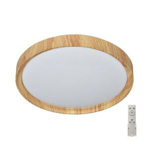 Prezent Prezent -LED Stmievateľné stropné svietidlo WOODEN LED/33W/230V 3000-6500K+DO