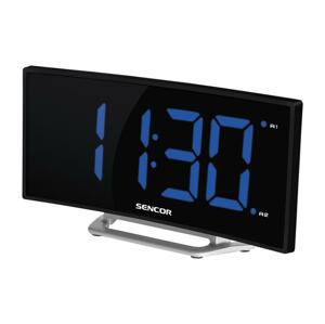 Sencor Sencor - Budík s LCD displejom 1,5W/1xCR2032/5V čierna