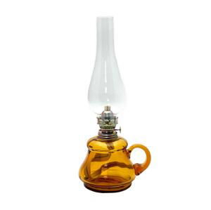 Floriánova huť Petrolejová lampa TEREZA 34 cm hnedá