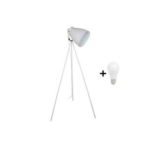 WA001-W - LED Stojacia lampa MILANO 1xE27/10W/230V biela 145cm