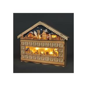 BRILAGI Brilagi - LED Adventný kalendár LED/2xAA drevo