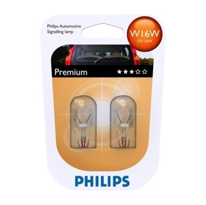 Philips SADA 2x Autožiarovka Philips VISION 12067B2 W16W W2,1x9,5d/16W/12V