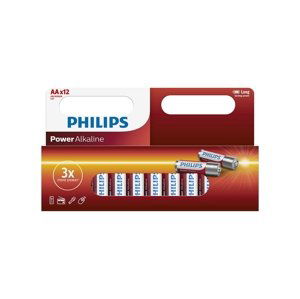 Philips Philips LR6P12W/10 - 12 ks Alkalická batéria AA POWER ALKALINE 1,5V