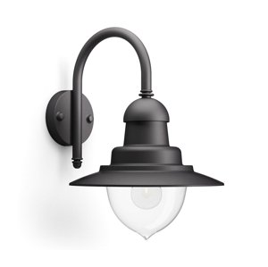 Philips Philips 01652/30/PN - Vonkajšie nástenné svietidlo RAINDROP 1xE27/60W/230V IP44