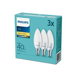 Philips Sada 3x LED Žiarovka Philips E14/5,5W/230V 2700K