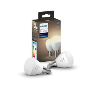 Philips SADA 2x LED Stmievateľná žiarovka Philips Hue WHITE P45 E14/5,5W/230V 2700K