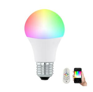 Eglo LED RGB Stmievateľná žiarovka CONNECT E27/9W + diaľkové ovládanie - Eglo 11585