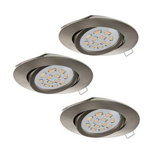 Eglo Eglo 31689 - SADA 3x LED Podhľadové svietidlo TEDO 3xGU10-LED/5W/230V