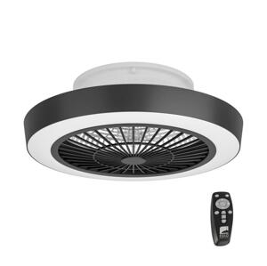 Eglo Eglo 35096 - LED Stmievateľný stropný látor SAZAN LED/37,8W/230V čierna + DO