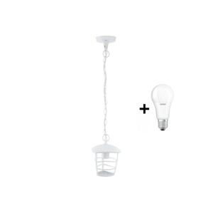 Eglo Eglo 93402 - LED Vonkajší luster ALORIA 1xE27/8,5W/230V IP44