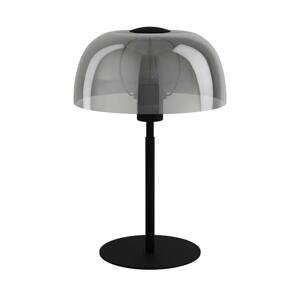 Eglo Eglo 900141 - Stolná lampa SOLO 1xE27/40W/230V čierna/šedá